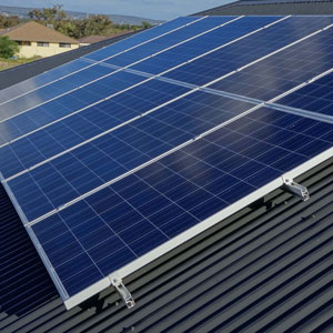Clean solar panel