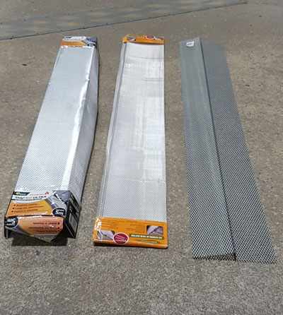 profiled steel gutter guard